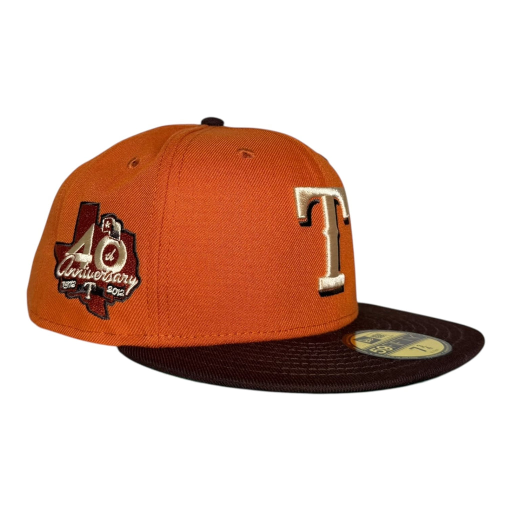 The Hat Wall Texas Rangers x Texas Longhorns 40th Anniversary New Era 59Fifty Fitted Hat
