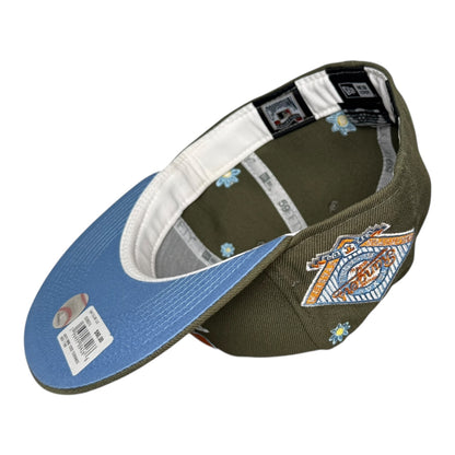 Texas Rangers "Super Bloom" Arlington Stadium Hat Club New Era 59Fifty Fitted Hat