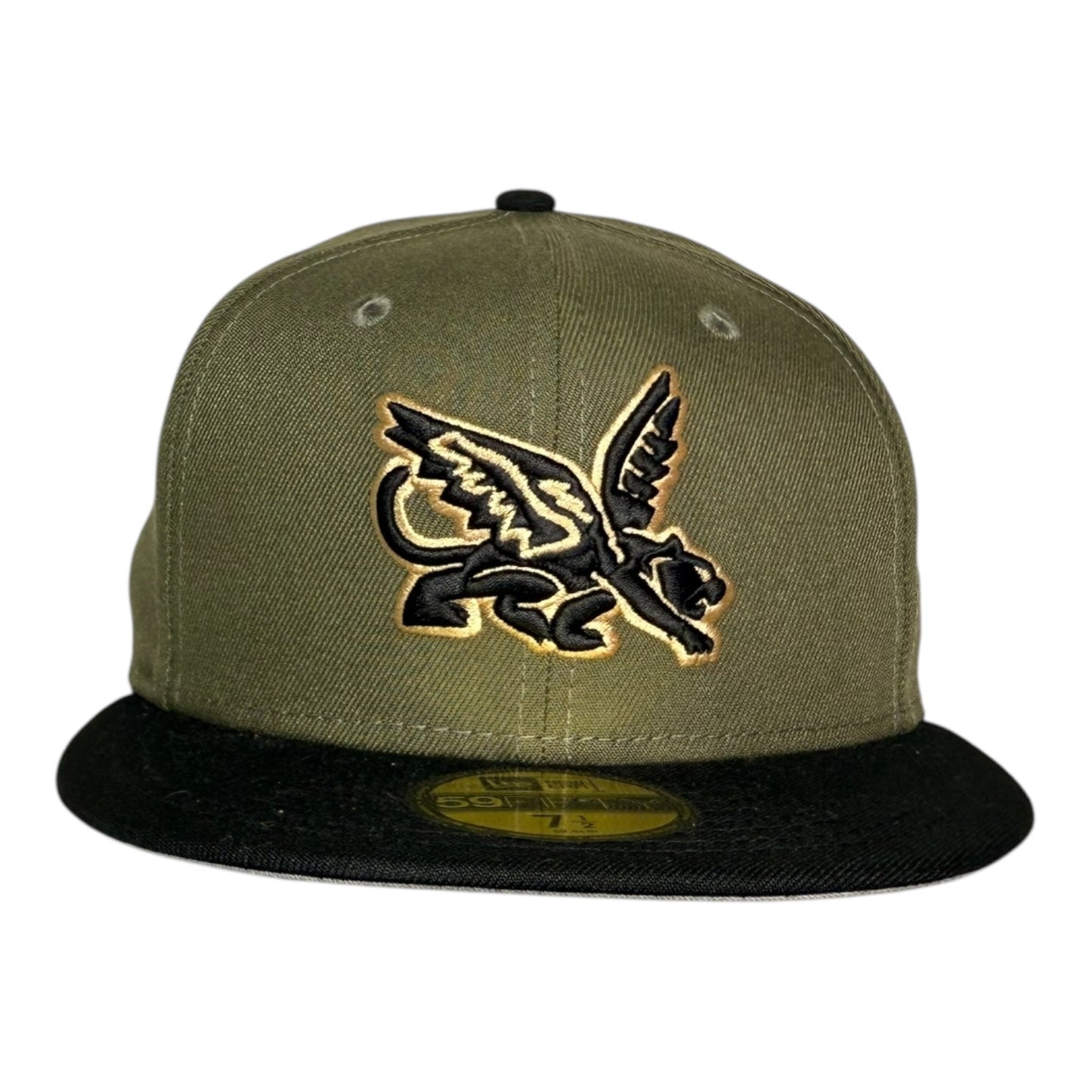 Texas Rangers Olive City Connect Peagle Logo New Era 59Fifty Fitted Hat