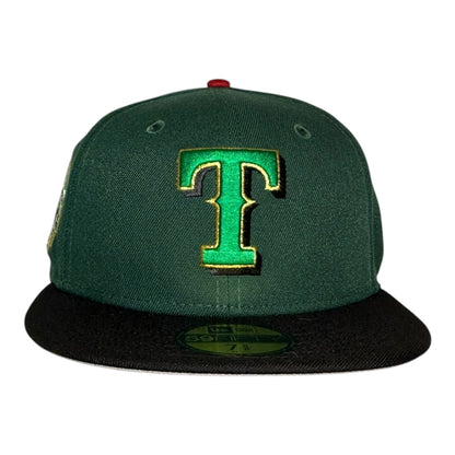 Texas Rangers 1995 All Star Game New Era 59Fifty Fitted Hat Dark Green Black