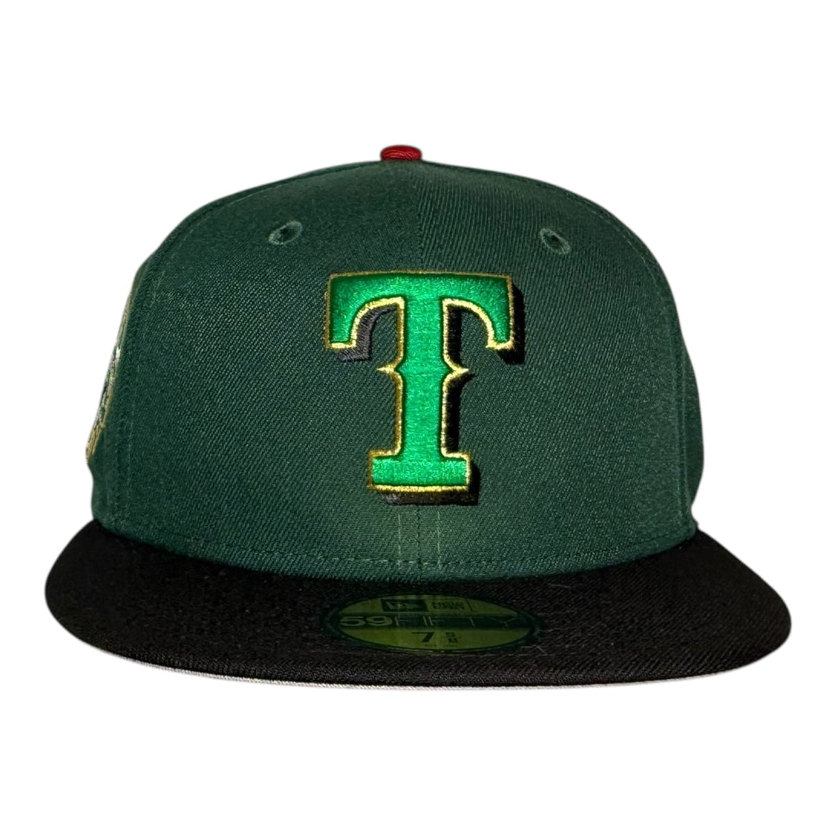 The Hat Wall Texas Rangers 1995 All Star Game New Era 59Fifty Fitted Hat Dark Green Black