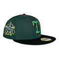 Texas Rangers 1995 All Star Game New Era 59Fifty Fitted Hat Dark Green Black