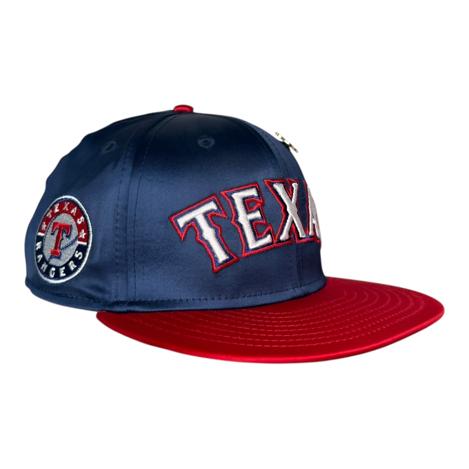 Texas Rangers Satin 2-Tone New Era 59Fifty Fitted Hat