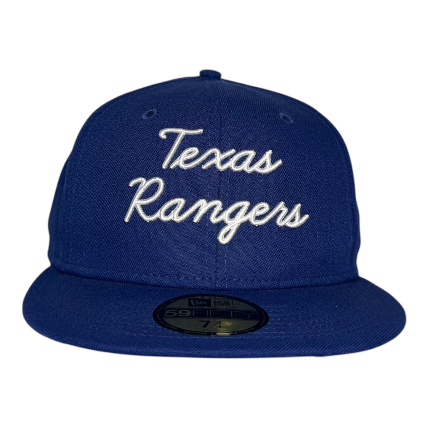 Texas Rangers Fairway Script New Era 59Fifty Fitted Hat