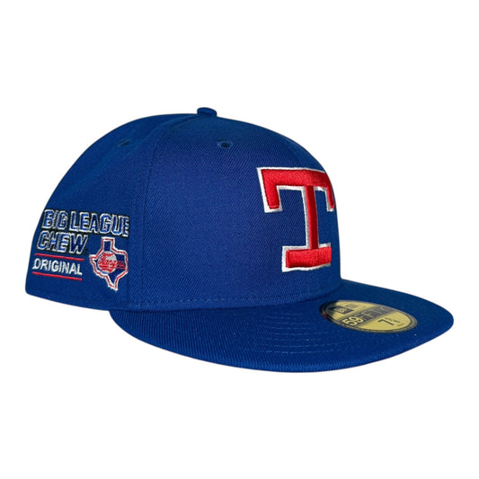 Texas Rangers Royal Blue Big League Chew Original New Era 59Fifty Fitted Hat