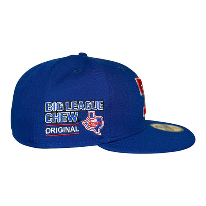 Texas Rangers Royal Blue Big League Chew Original New Era 59Fifty Fitted Hat
