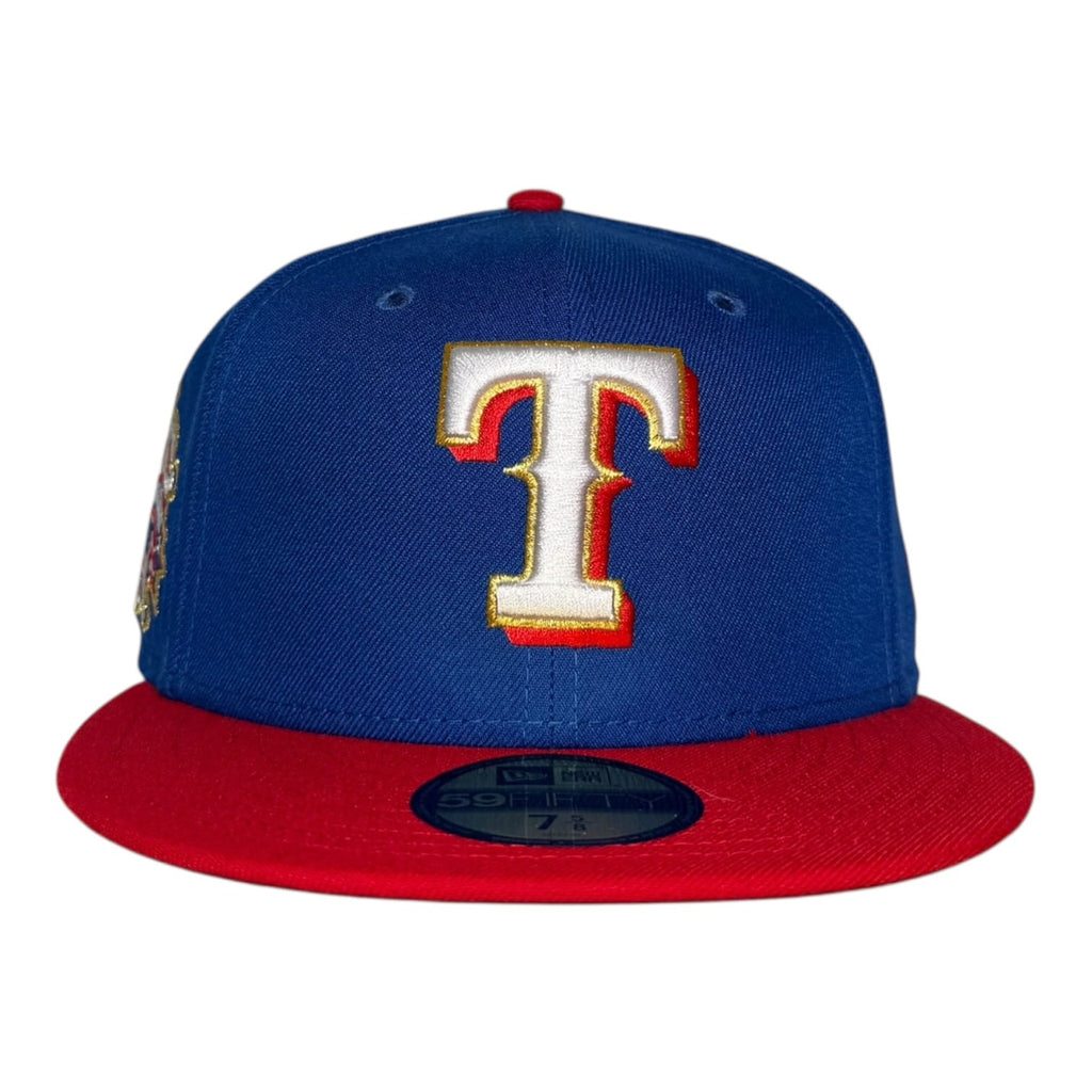 The Hat Wall Texas Rangers 1995 All Star Game Gold Logo New Era 59Fifty Fitted Hat