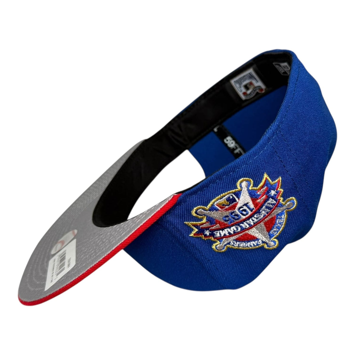 The Hat Wall Texas Rangers 1995 All Star Game Gold Logo New Era 59Fifty Fitted Hat