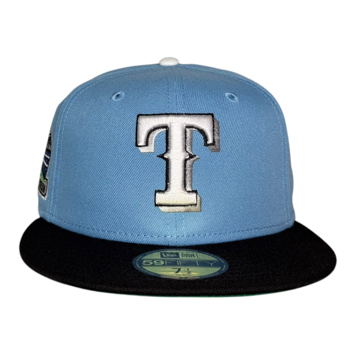 The Hat Wall Texas Rangers 2020 Inaugural Season Powder Blue New Era 59Fifty Fitted Hat