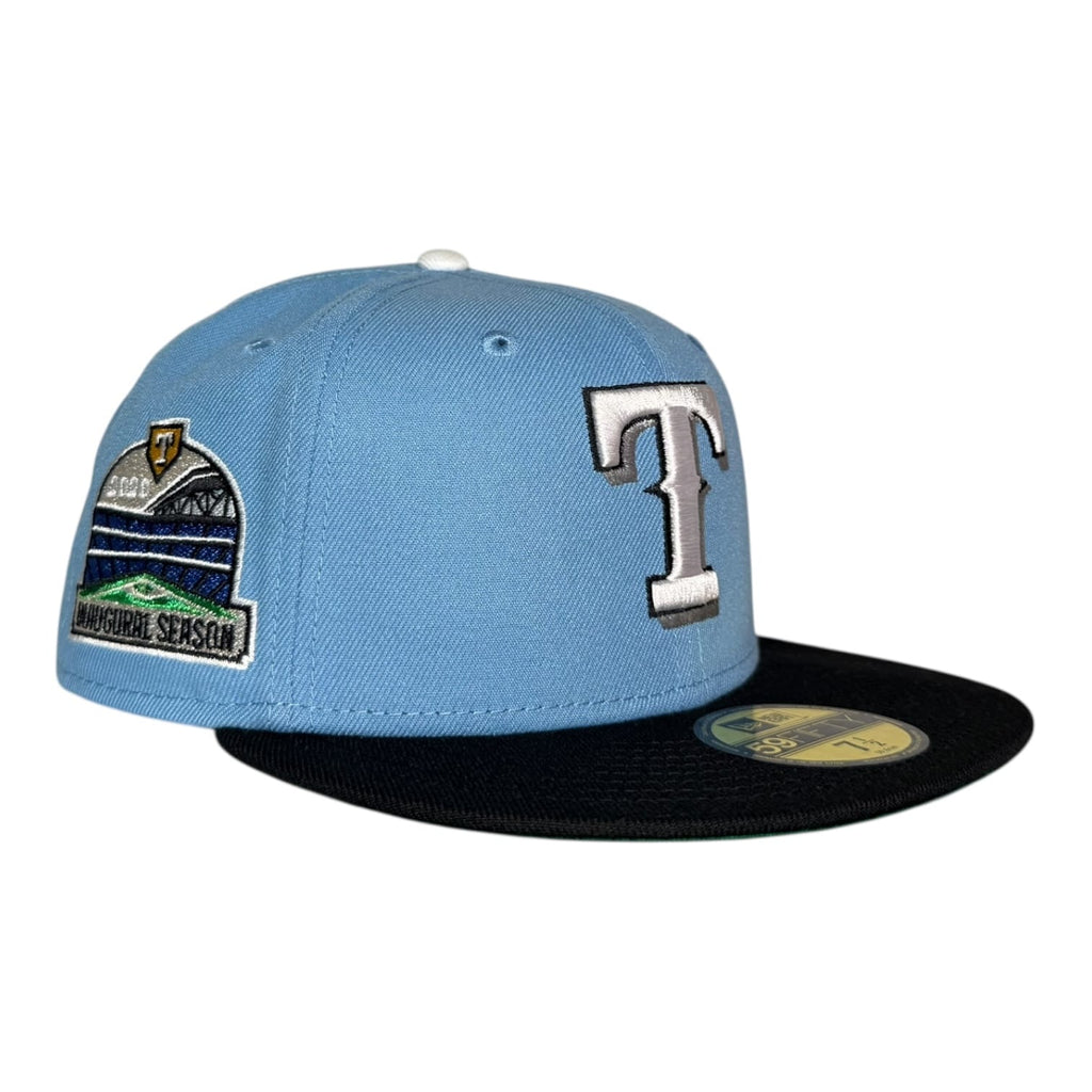 The Hat Wall Texas Rangers 2020 Inaugural Season Powder Blue New Era 59Fifty Fitted Hat