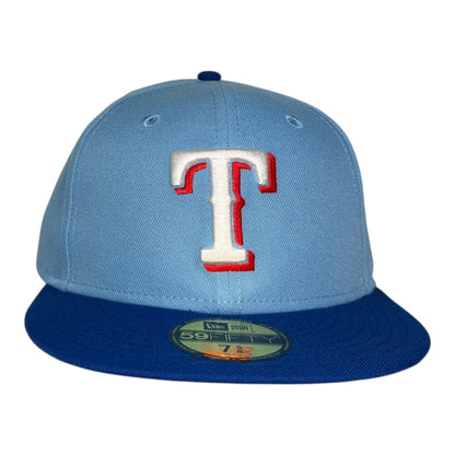 Texas Rangers On Field Hat New Era 59Fifty Fitted Hat