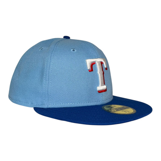 Texas Rangers On Field Hat New Era 59Fifty Fitted Hat