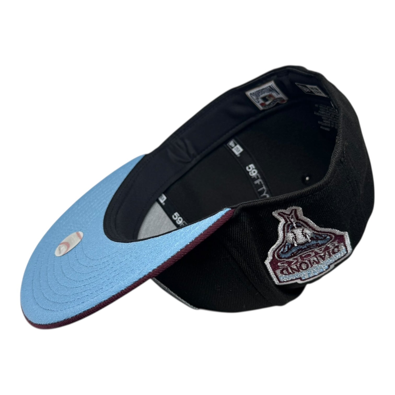 Arizona Diamondbacks 1998 Inaugural Season Icy Blue UV New Era 59Fifty Fitted Hat