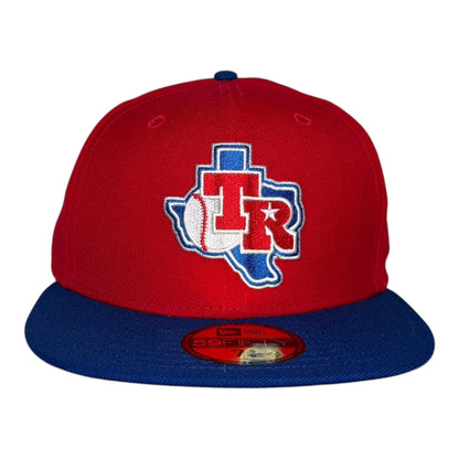 Texas Rangers TR Baseball State Logo New Era 59Fifty Fitted Hat