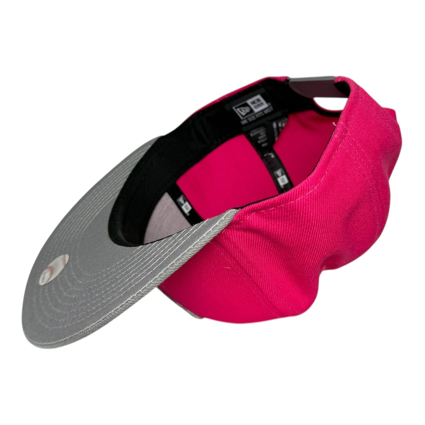 Texas Rangers Hot Pink Silver New Era Snapback