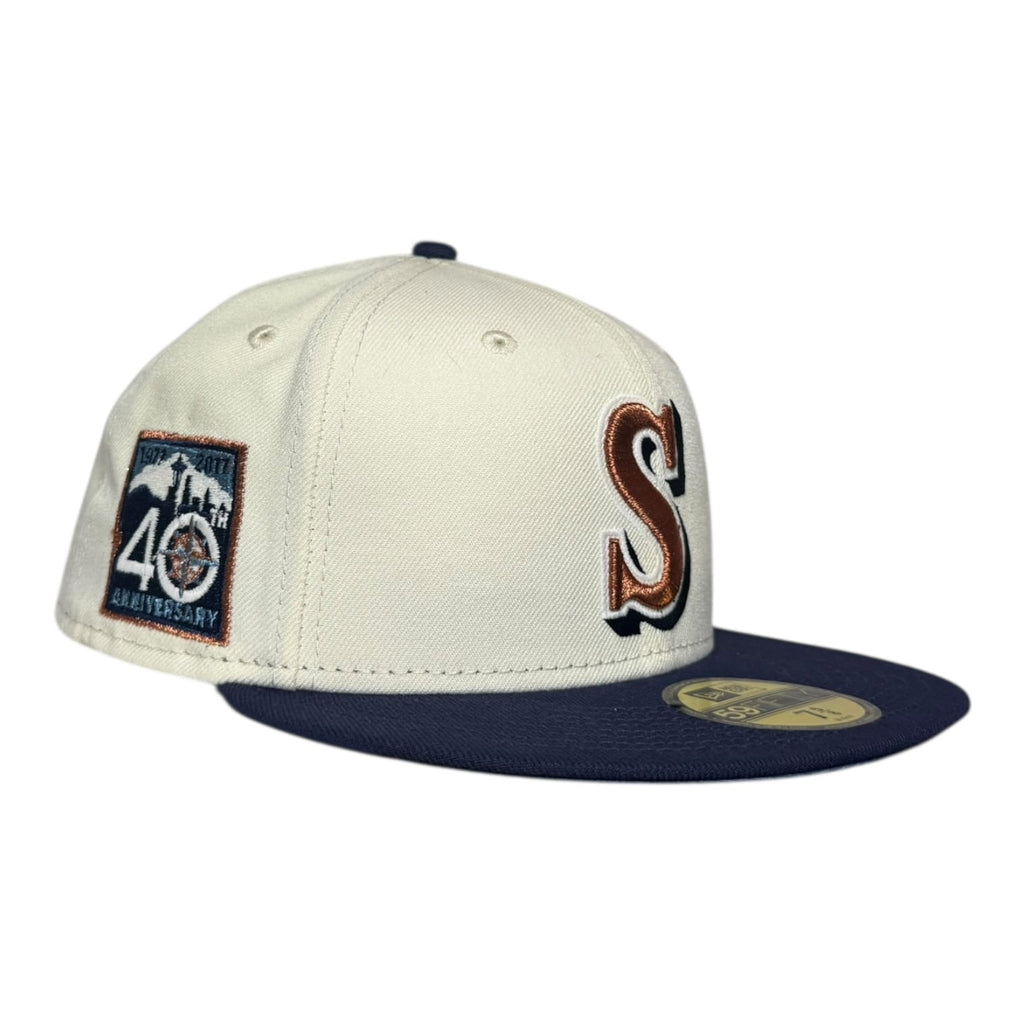 The Hat Wall Seattle Mariners 40th Anniversary New Era 59Fifty Fitted Hat
