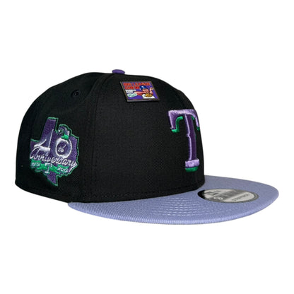 Texas Rangers x Big League Chew Grape with Pin New Era 59Fifty Fitted Hat