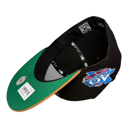 Texas Rangers 40th Anniversary Black Bronze 2-Tone New Era 59Fifty Fitted Hat