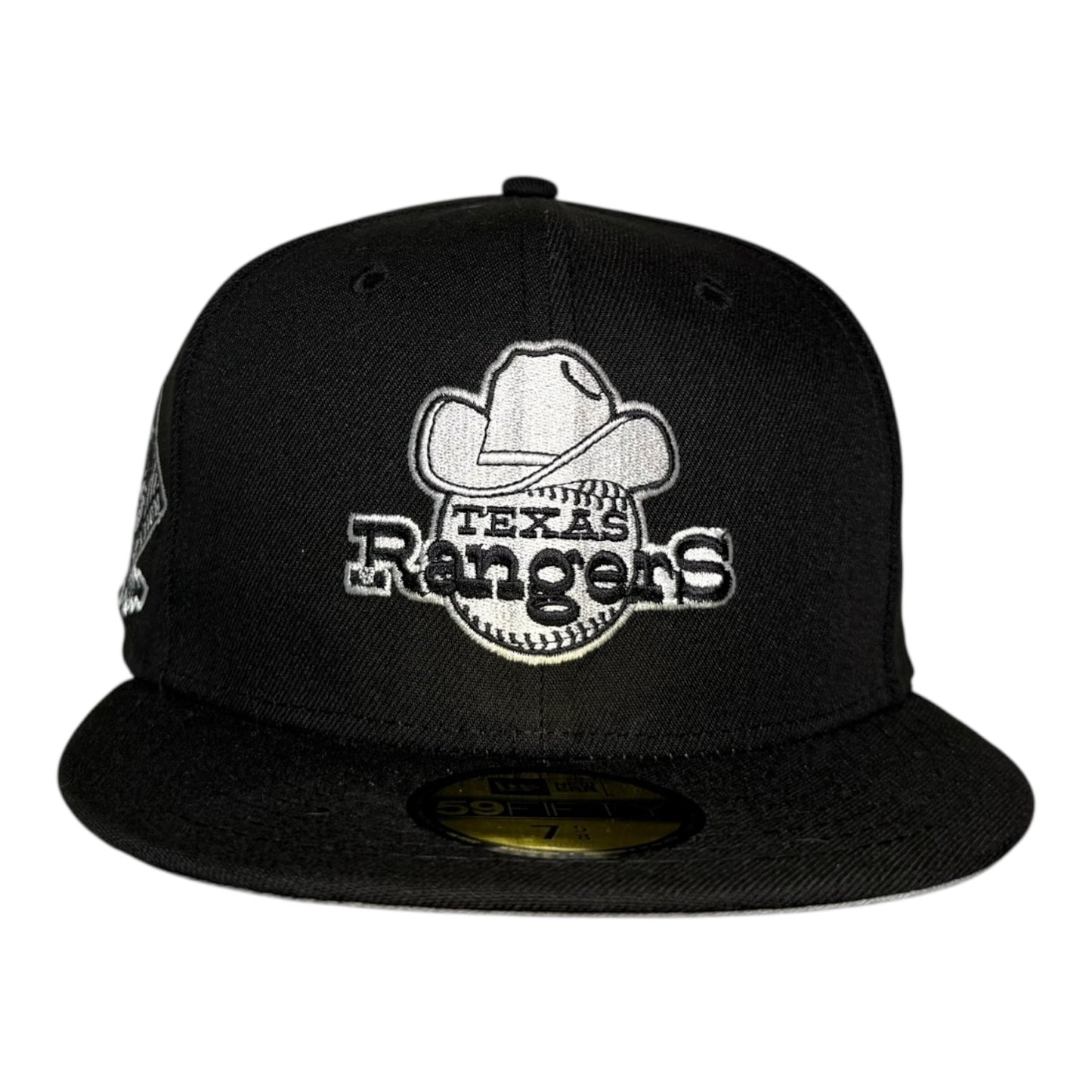 Texas Rangers Arlington Stadium Black New Era 59Fifty Fitted Hat
