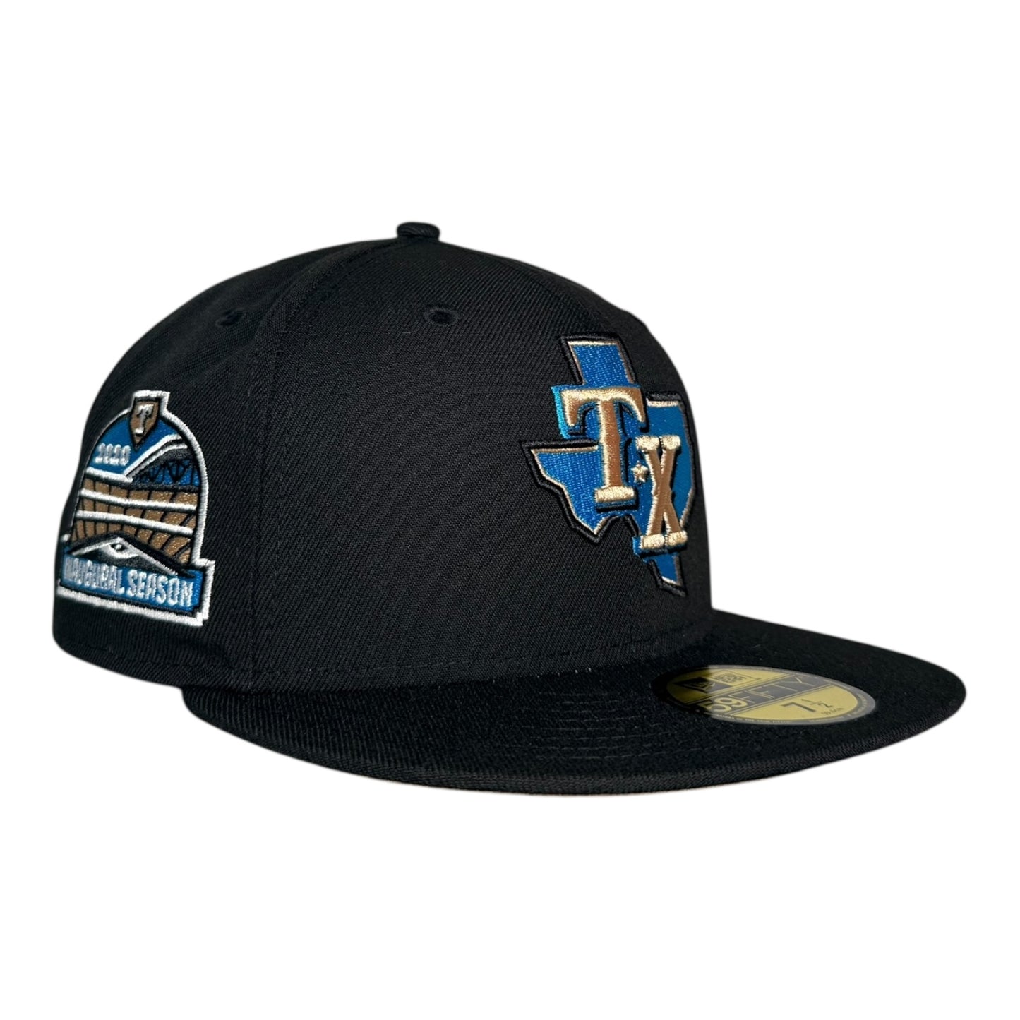 Texas Rangers 2020 Inaugural Season Camel Bottom New Era 59Fifty Fitted Hat