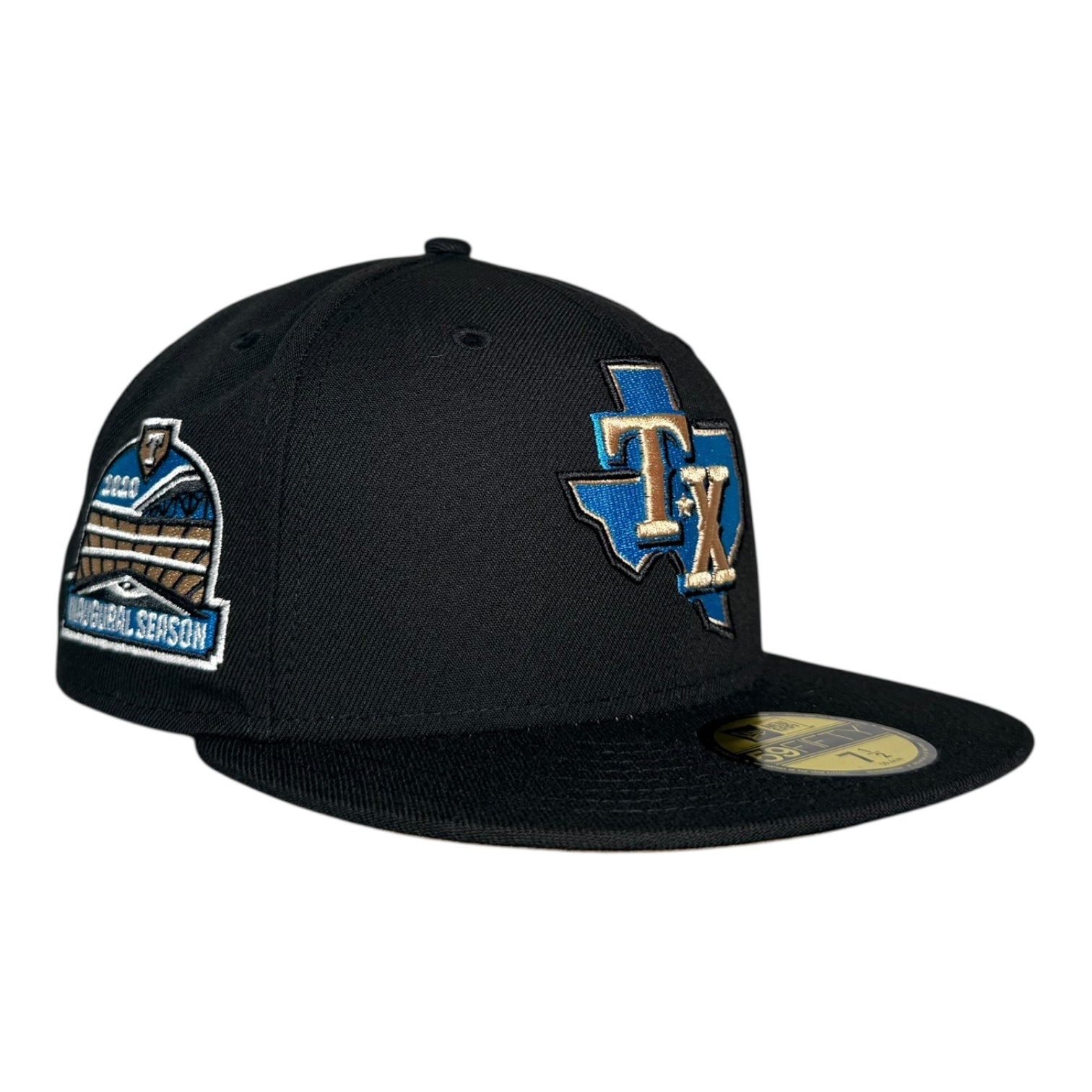 Texas Rangers 2020 Inaugural Season Camel Bottom New Era 59Fifty Fitted Hat