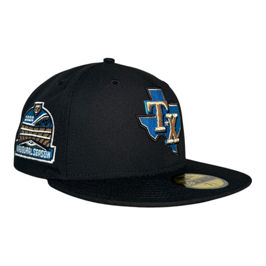 Texas Rangers 2020 Inaugural Season Camel Bottom New Era 59Fifty Fitted Hat