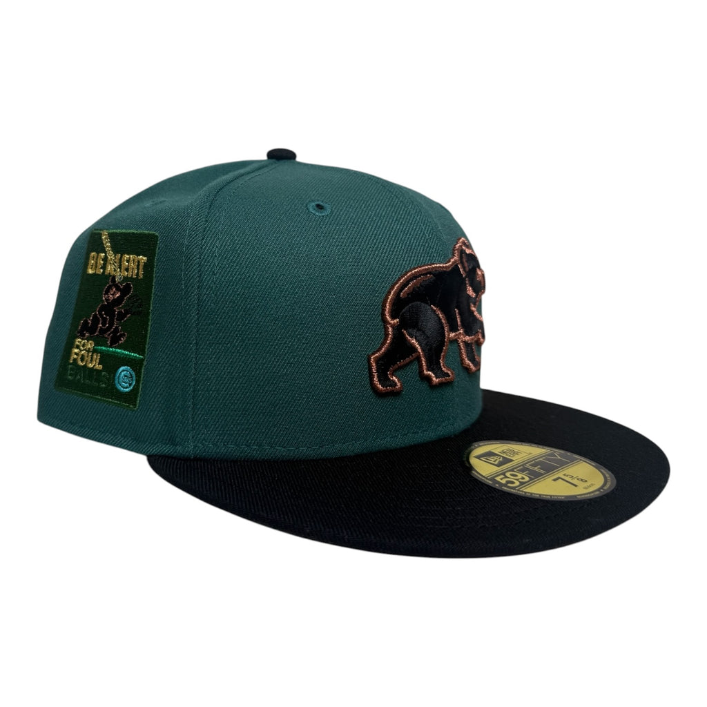 New Era Chicago Cubs Be Alert for Foul Balls 59Fifty Fitted Hat