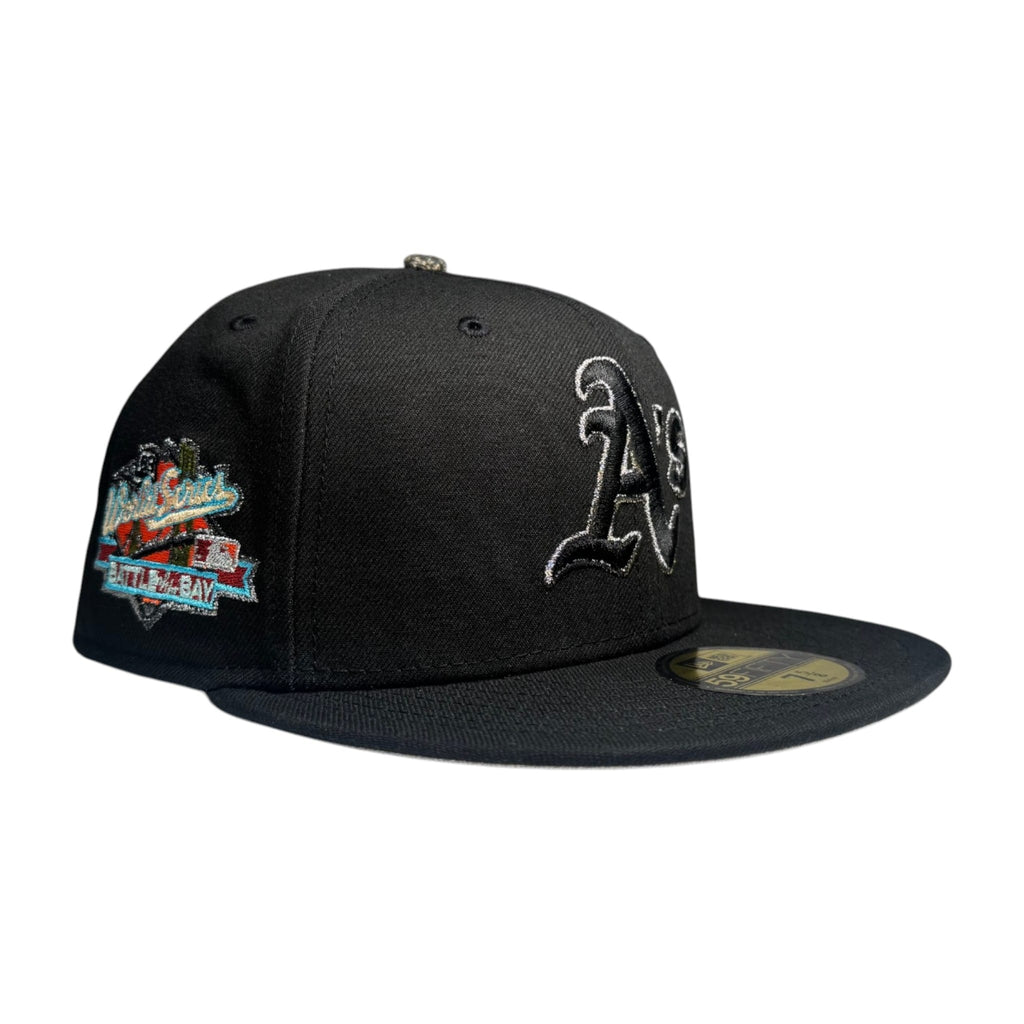 The Hat Wall New Era Oakland A's 1989 World Series @eatmygat_ 59Fifty Fitted Hat