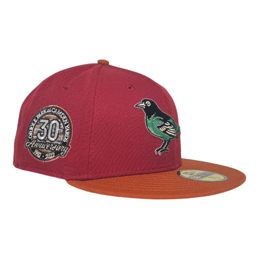 Baltimore Orioles 30th Anniversary Stadium Patch New Era 59Fifty Fitted Hat