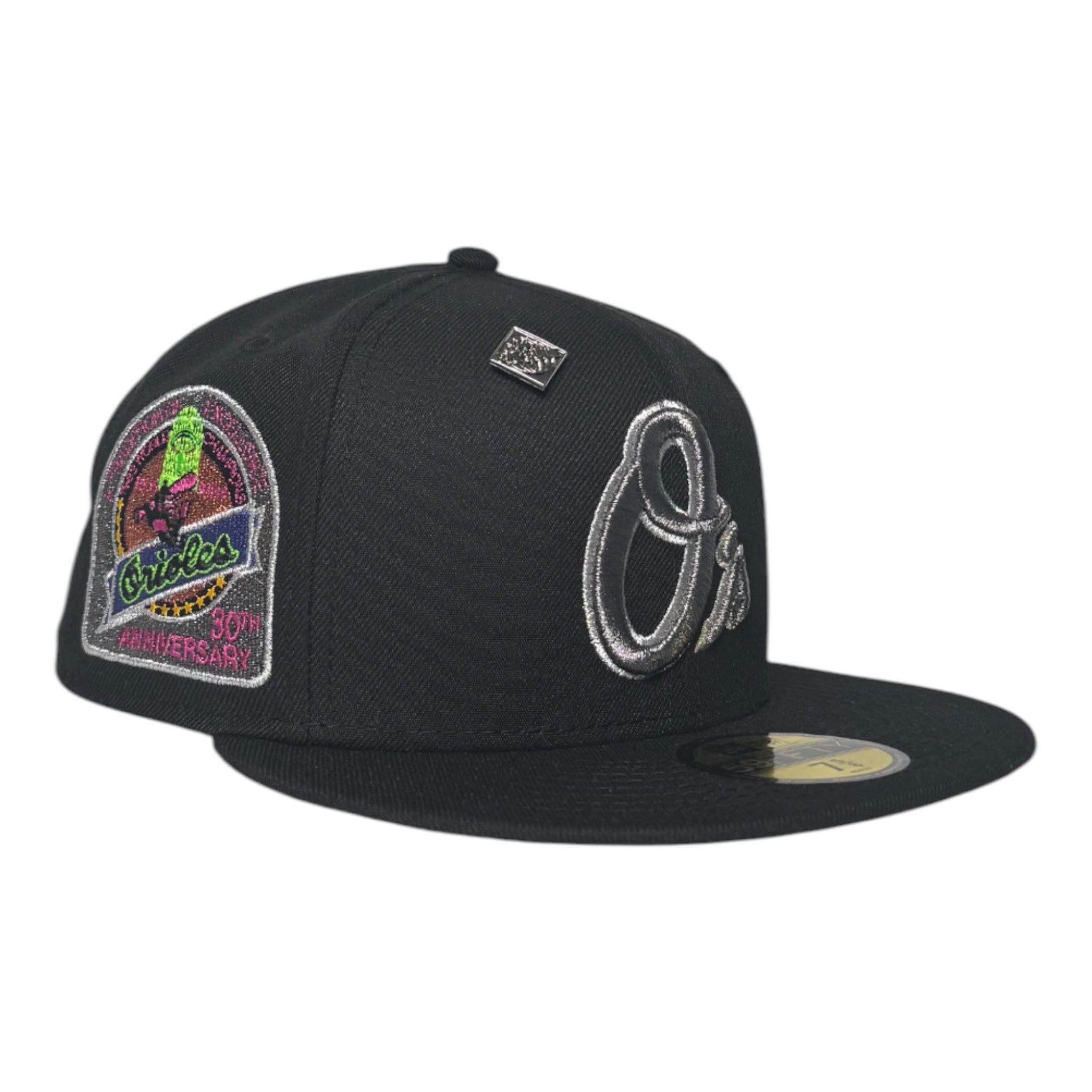 Baltimore Orioles 30th Anniversary Metallic O's 59Fifty Fitted Hat