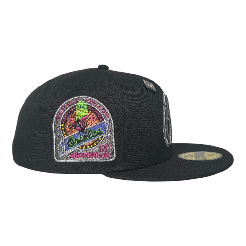 Baltimore Orioles 30th Anniversary Metallic O's 59Fifty Fitted Hat