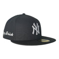 New York Yankees Black Gray Bottom "Brick By Brick" Side Patch New Era 59Fifty Fitted