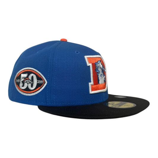 Denver Broncos 50th Anniversary New Era 59Fifty Fitted Hat