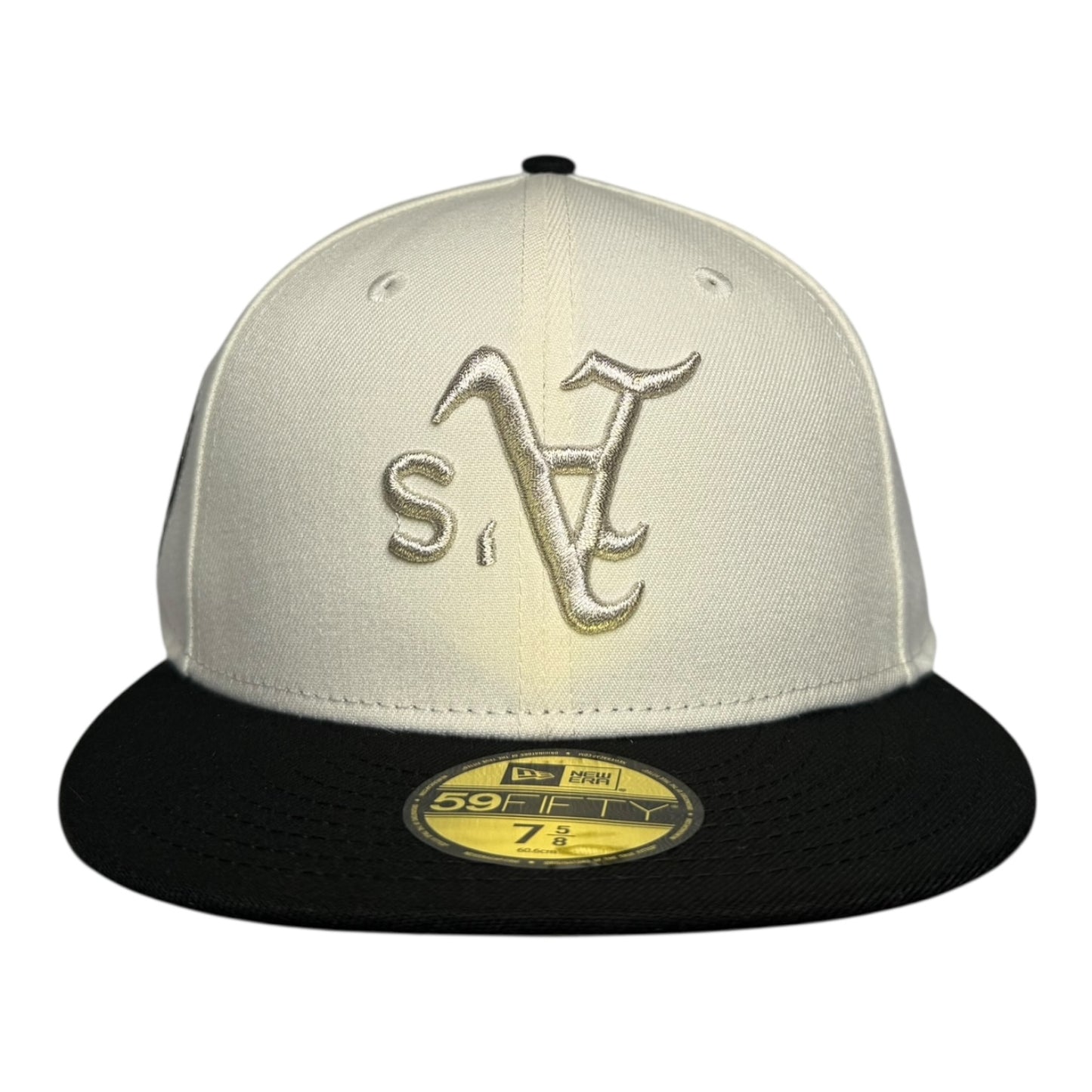 Oakland Athletics "Tribune" Upside Down 50th Anniversary New Era 59Fifty Fitted Hat