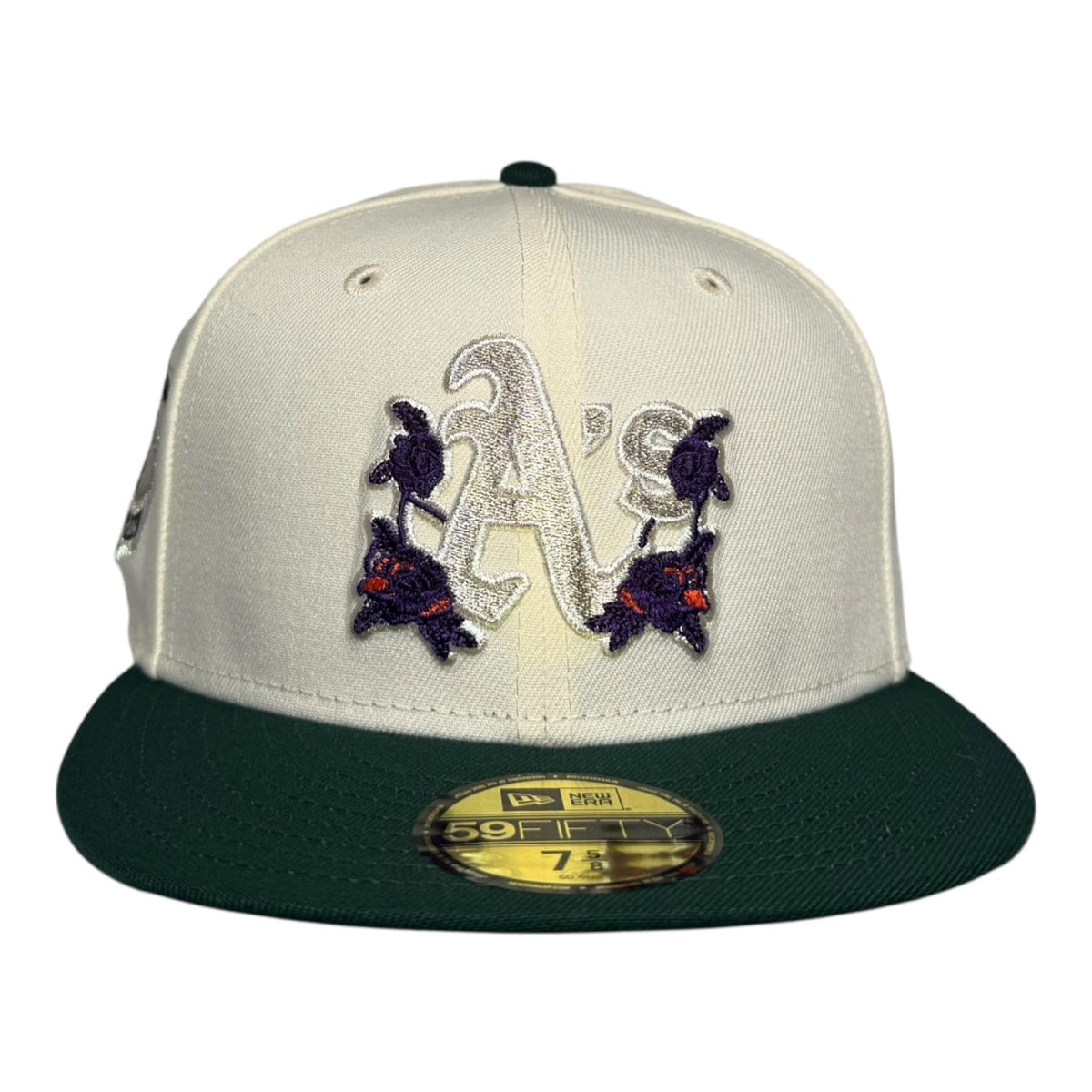 The Hat Wall Oakland Athletics "OCBC/Purple Flowers" New Era 59Fifty Fitted Hat