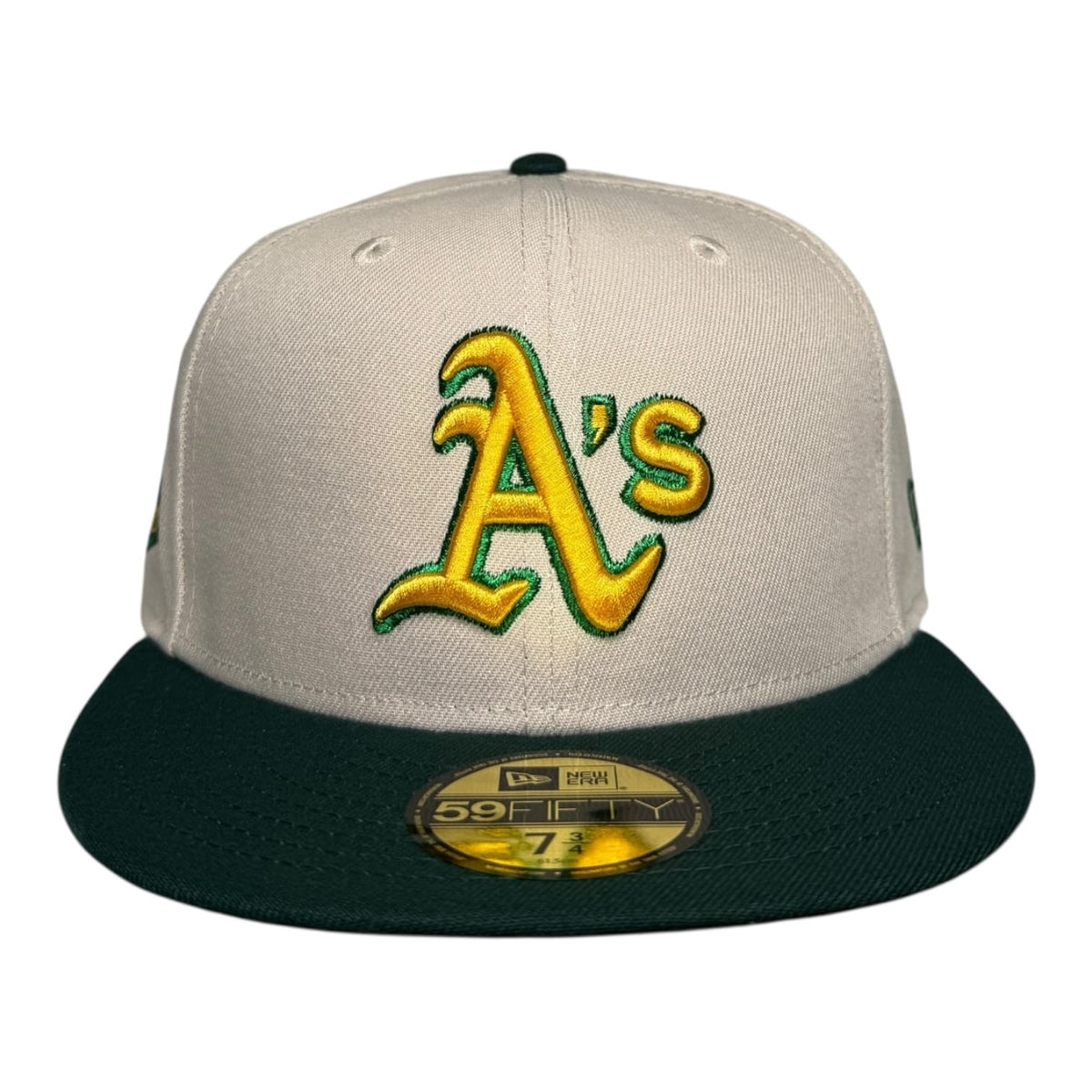 The Hat Wall Oakland Athletics Coliseum Stone Two Tone New Era 59Fifty Fitted Hat