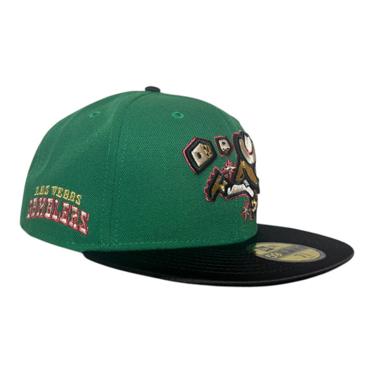 Las Vegas Gamblers Satin Brim New Era 59Fifty Fitted Hat
