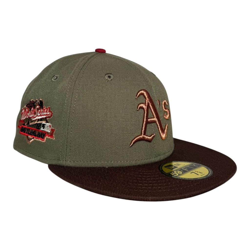 The Hat Wall Oakland Athletics World Series Battle of the Bay New Era 59Fifty Fitted Hat
