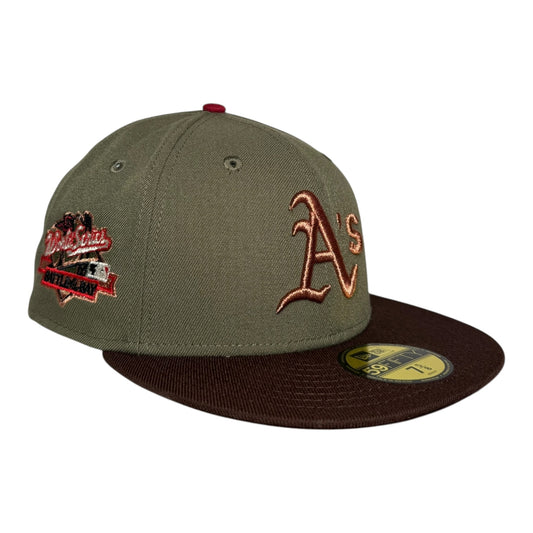 Oakland Athletics World Series Battle of the Bay New Era 59Fifty Fitted Hat
