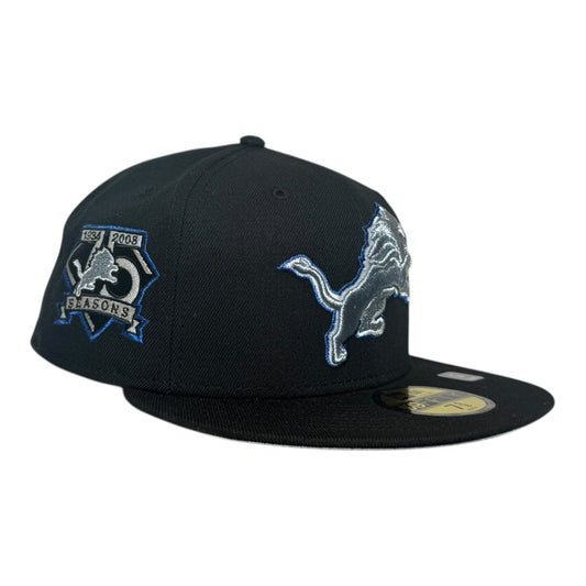 Detroit Lions 75 Seasons Metallic Prime New Era 59Fifty Fitted Hat