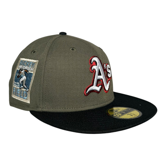 Oakland Athletics Rickey Henderson Field Hat Club New Era 59Fifty Fitted Hat