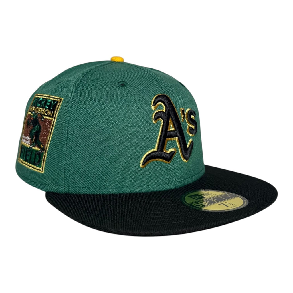 The Hat Wall Oakland Athletics Ricky Henderson Field New Era 59Fifty Fitted Hat