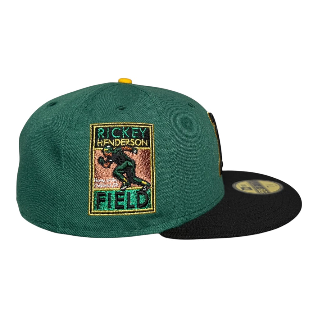 The Hat Wall Oakland Athletics Ricky Henderson Field New Era 59Fifty Fitted Hat