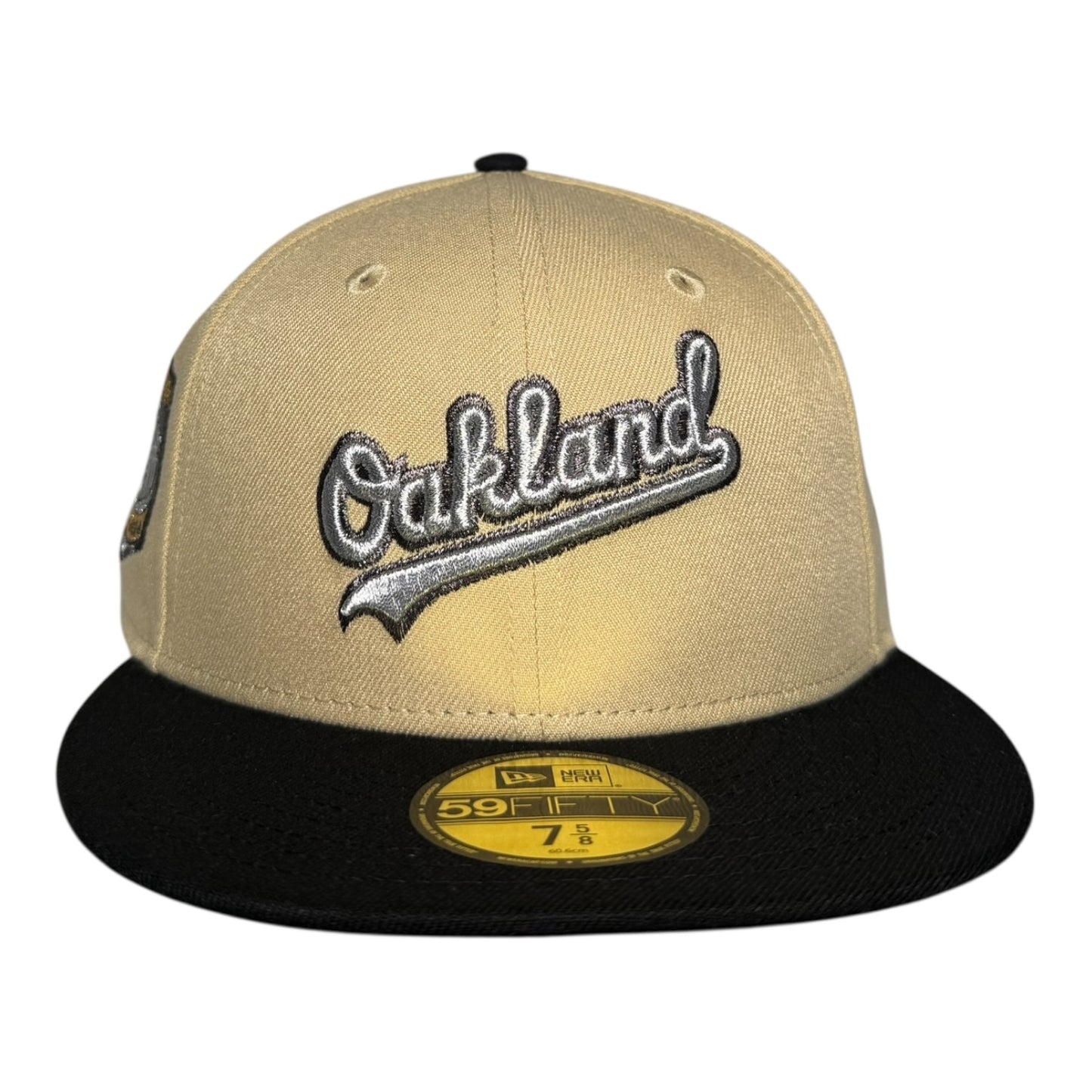 Oakland Athletics Oakland Coliseum Vegas Gold Black New Era 59Fifty Fitted Hat