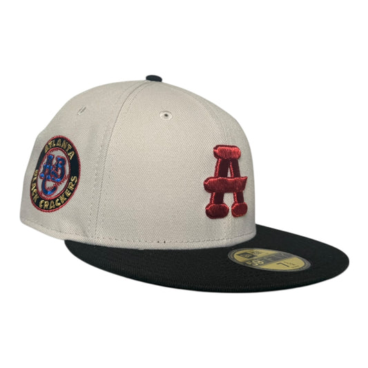 New Era Atlanta Black Crackers 59Fifty Fitted Hat