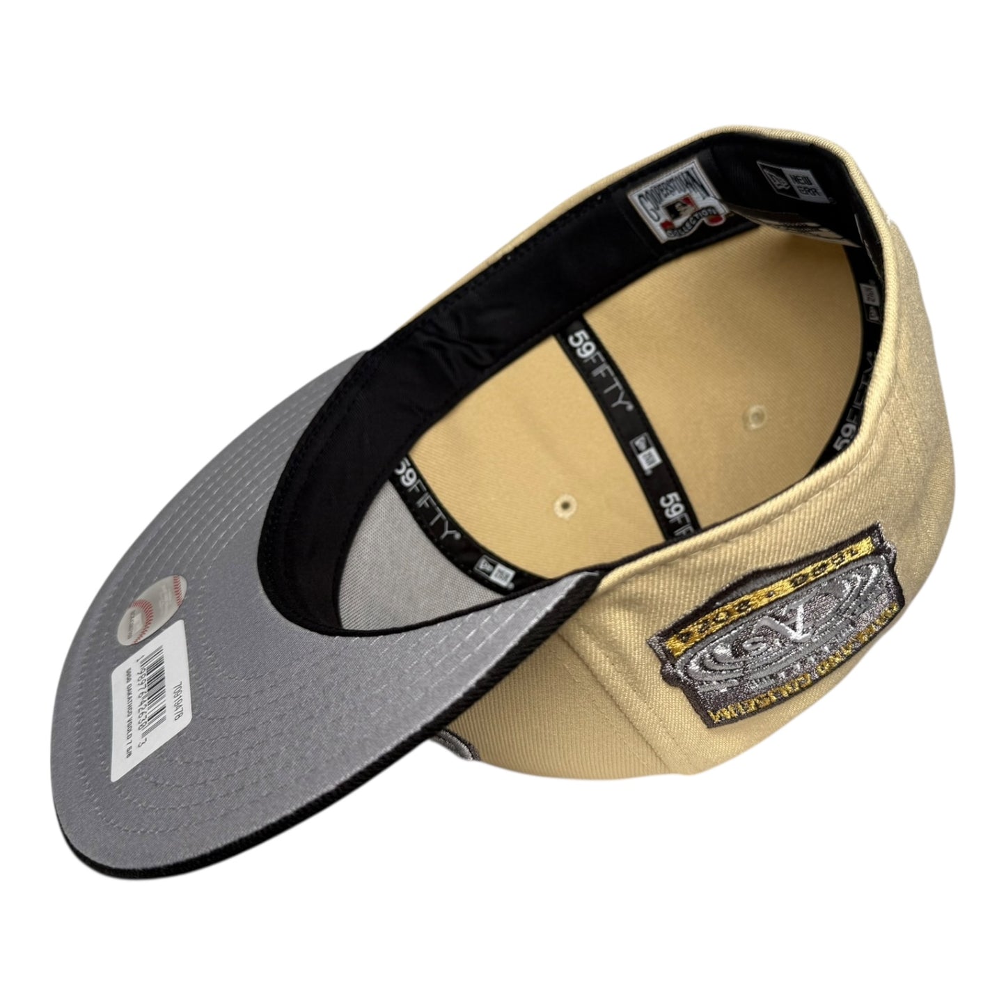 Oakland Athletics Oakland Coliseum Vegas Gold Black New Era 59Fifty Fitted Hat
