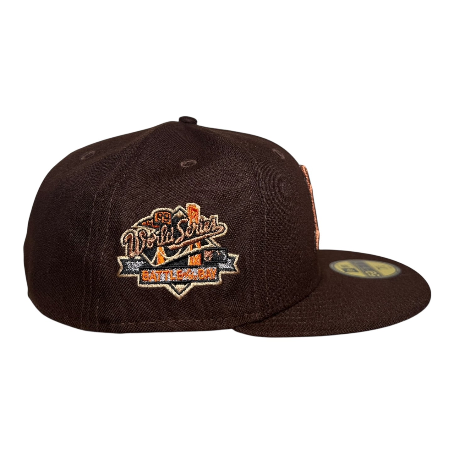 Oakland Athletics World Series Battle of the Bay New Era 59Fifty Fitted Hat Brown