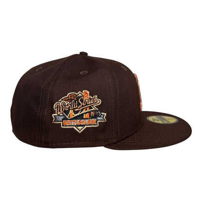 Oakland Athletics World Series Battle of the Bay New Era 59Fifty Fitted Hat Brown