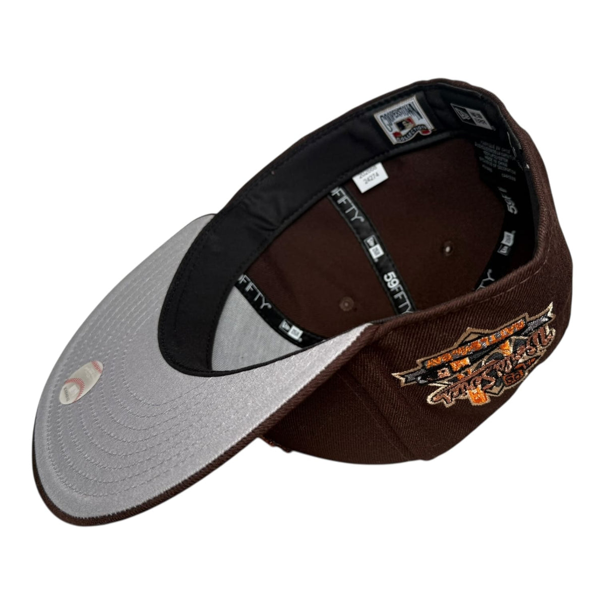 The Hat Wall Oakland Athletics World Series Battle of the Bay New Era 59Fifty Fitted Hat Brown
