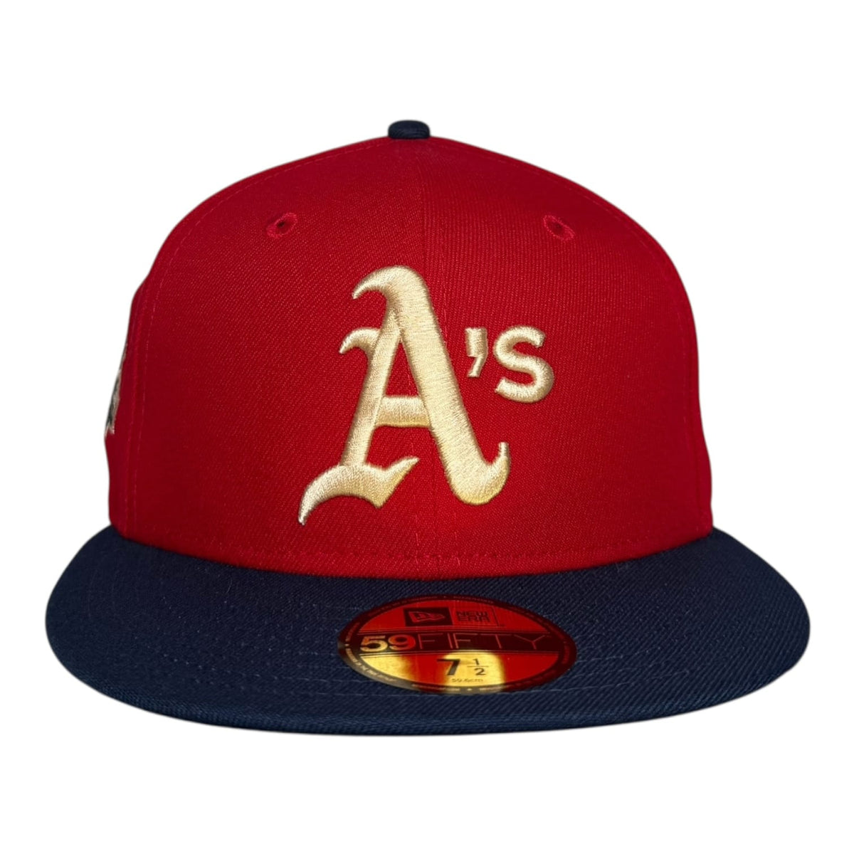 The Hat Wall Oakland Athletics 1989 World Series Battle of the Bay Red New Era 59Fifty Fitted Hat